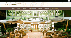 Desktop Screenshot of hotelcadoro.net